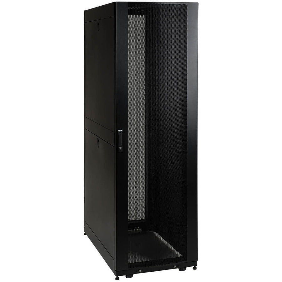 Tripp Lite by Eaton 42U Mid-Depth SmartRack Premium Enclosure (Includes Doors and Side Panels) SR42UBMD