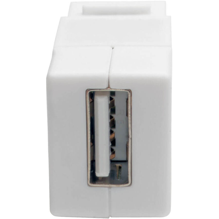 Tripp Lite by Eaton USB 2.0 tout-en-un Keystone/coupleur à montage sur panneau (F/F), blanc U060-000-KP-WH