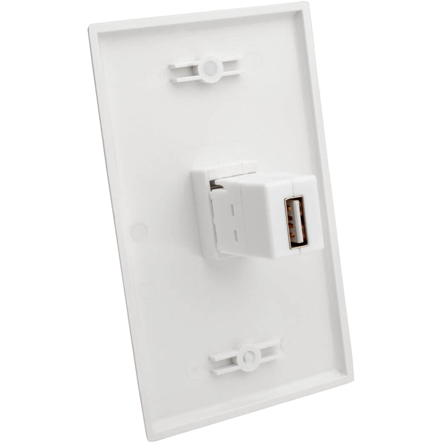 Tripp Lite by Eaton USB 2.0 tout-en-un Keystone/coupleur à montage sur panneau (F/F), blanc U060-000-KP-WH