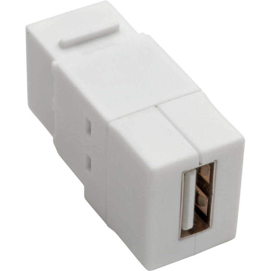 Tripp Lite by Eaton USB 2.0 tout-en-un Keystone/coupleur à montage sur panneau (F/F), blanc U060-000-KP-WH