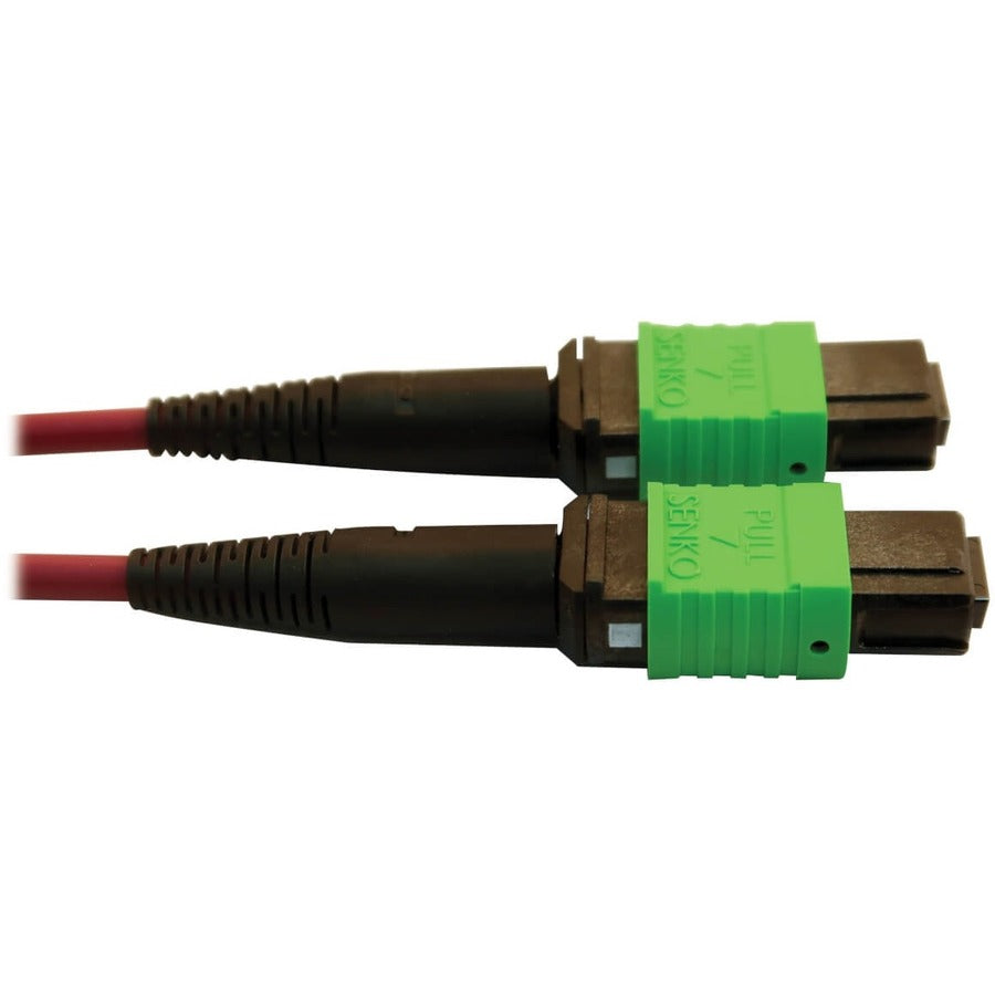 Tripp Lite by Eaton N846D-03M-16AMG 400G Multimode 50/125 OM4 Fiber Optic Cable, Magenta, 3 m N846D-03M-16AMG