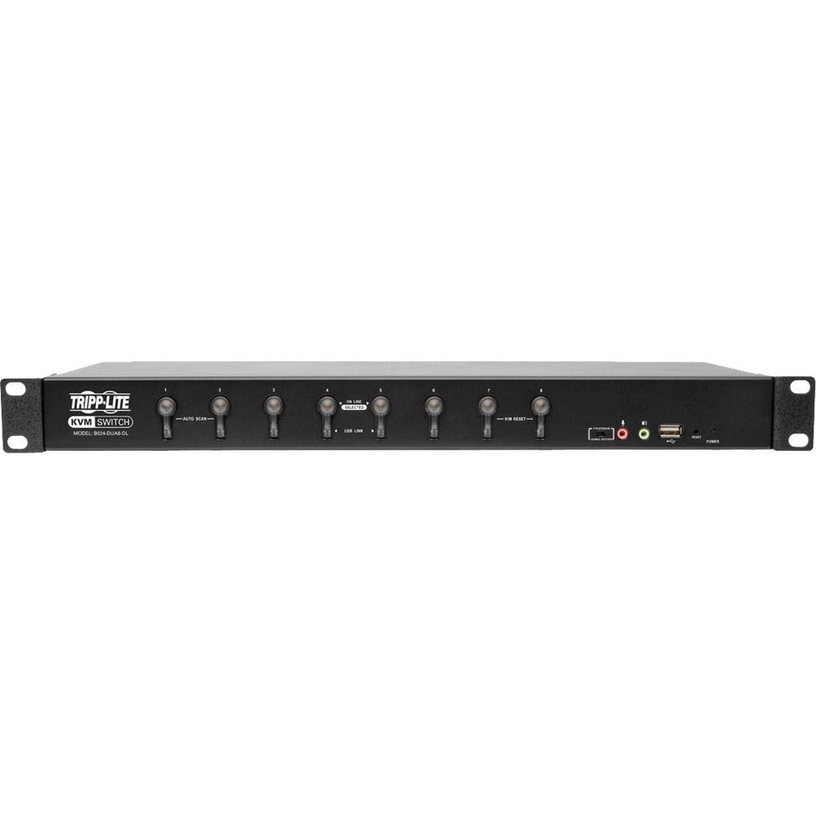 Tripp Lite by Eaton B024-DUA8-DL DVI/USB 8-Port KVM Switch B024-DUA8-DL