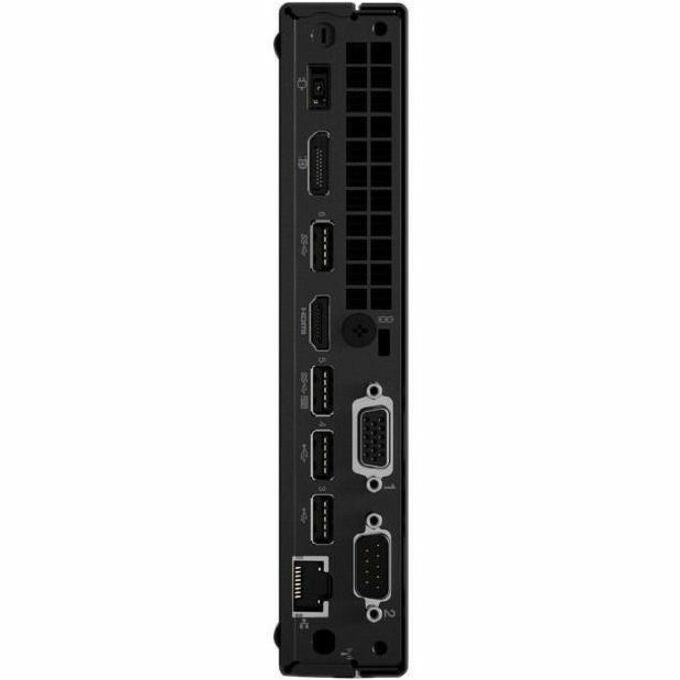 Lenovo ThinkCentre M75q Gen 2 11JN0094CA Desktop Computer - AMD Ryzen 5 PRO 5650GE Hexa-core (6 Core) 3.40 GHz - 16 GB RAM DDR4 SDRAM - 256 GB M.2 PCI Express NVMe SSD - Tiny - Black 11JN0094CA