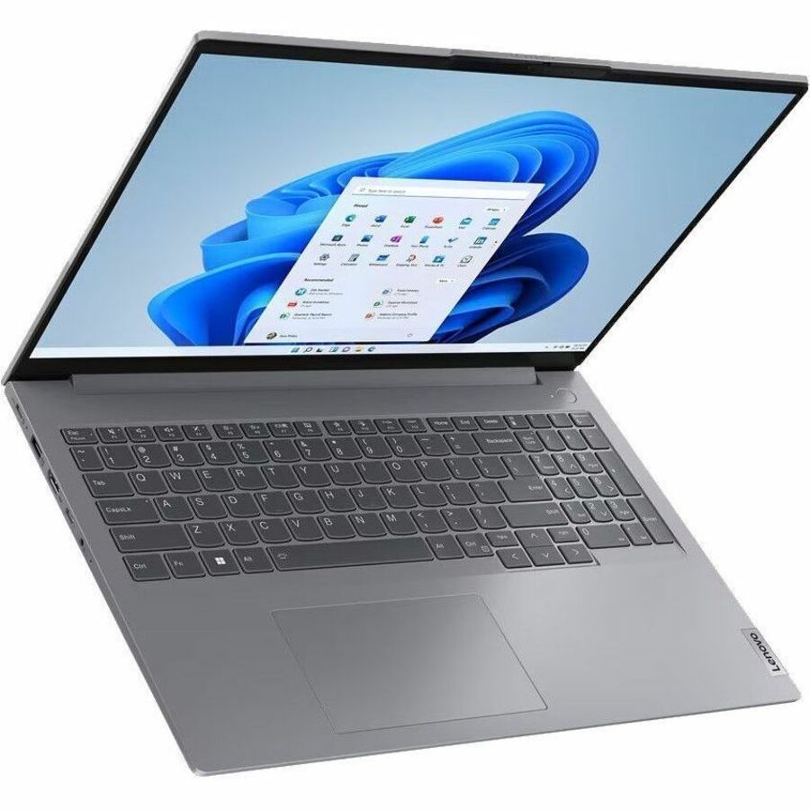 Lenovo ThinkBook 16 G6 IRL 21KH000FUS 16" Touchscreen Notebook - WUXGA - 1920 x 1200 - Intel Core i7 13th Gen i7-1355U Deca-core (10 Core) 1.70 GHz - 16 GB Total RAM - 512 GB SSD - Arctic Gray 21KH000FUS