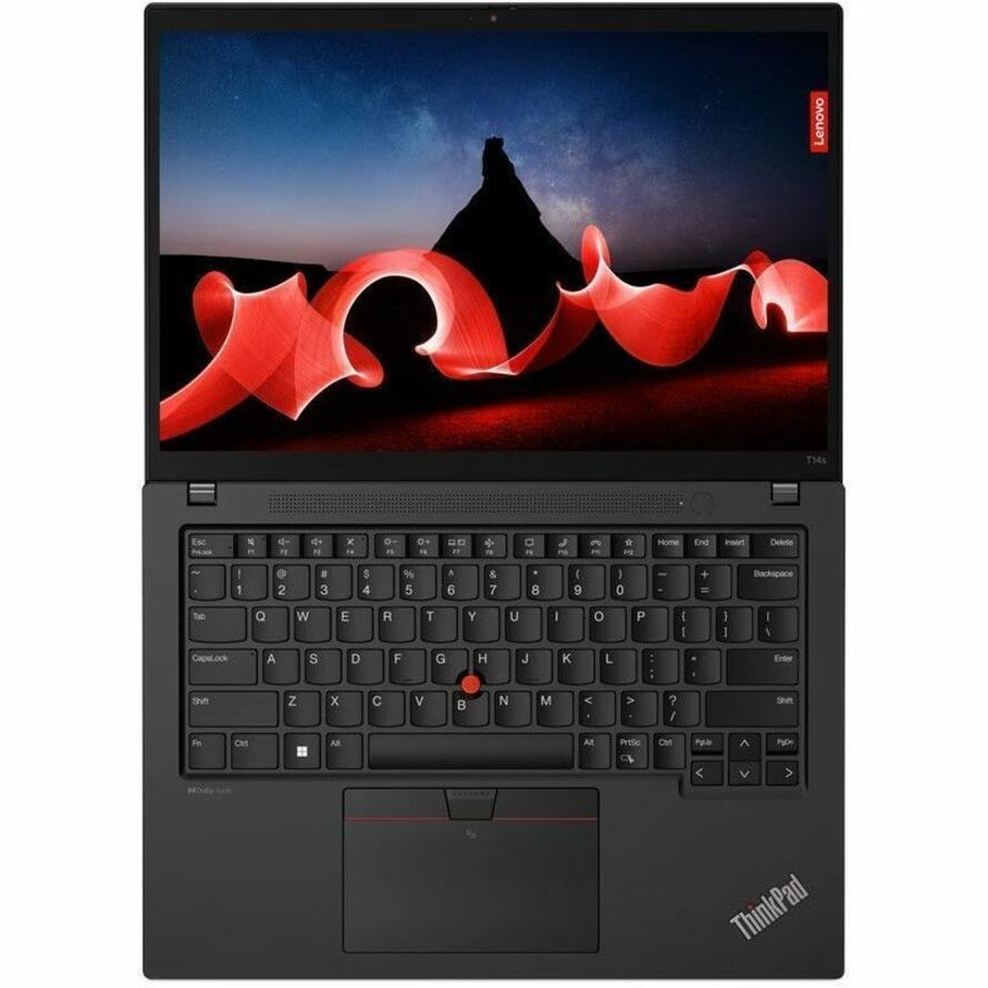 Lenovo ThinkPad T14s Gen 4 21F8004KUS 14" Notebook - WUXGA - 1920 x 1200 - AMD Ryzen 5 PRO 7540U Hexa-core (6 Core) 3.20 GHz - 16 GB Total RAM - 16 GB On-board Memory - 256 GB SSD - Deep Black 21F8004KUS