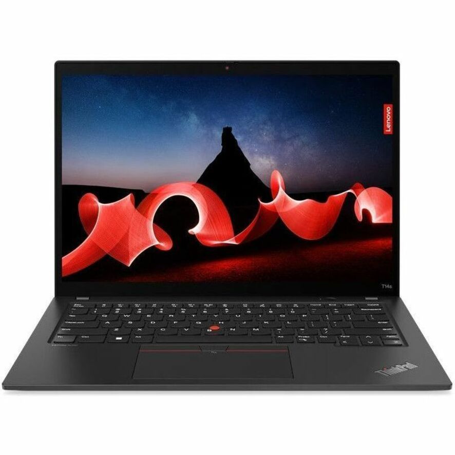 Lenovo ThinkPad T14s Gen 4 21F8004KUS 14" Notebook - WUXGA - 1920 x 1200 - AMD Ryzen 5 PRO 7540U Hexa-core (6 Core) 3.20 GHz - 16 GB Total RAM - 16 GB On-board Memory - 256 GB SSD - Deep Black 21F8004KUS