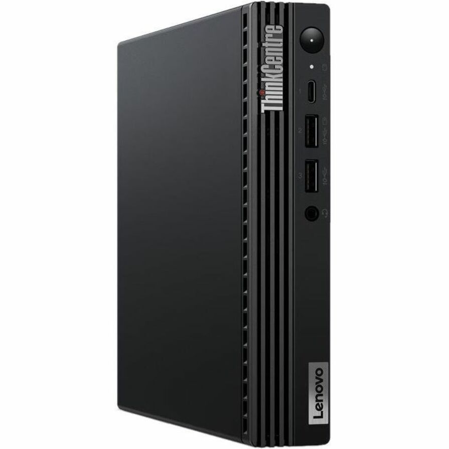 Lenovo ThinkCentre M80q Gen 4 12E90003CA Desktop Computer - Intel Core i7 13th Gen i7-13700T Hexadeca-core (16 Core) 1.40 GHz - 16 GB RAM DDR5 SDRAM - 512 GB M.2 PCI Express NVMe 4.0 x4 SSD - Tiny - Black 12E90003CA