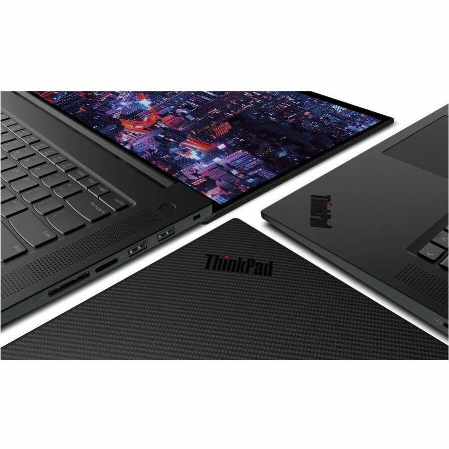 Lenovo ThinkPad P1 Gen 6 21FV001GUS 16" Touchscreen Mobile Workstation - WQUXGA - 3840 x 2400 - Intel Core i7 13th Gen i7-13700H Tetradeca-core (14 Core) 2.40 GHz - 32 GB Total RAM - 1 TB SSD - Black Weave 21FV001GUS