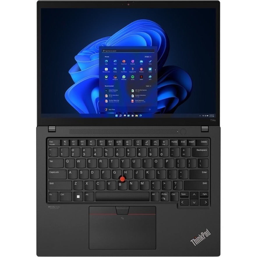 Lenovo ThinkPad T14s Gen 3 21BR00GPUS 14" Touchscreen Notebook - WUXGA - 1920 x 1200 - Intel Core i5 12th Gen i5-1250P Dodeca-core (12 Core) 1.70 GHz - 16 GB Total RAM - 16 GB On-board Memory - 256 GB SSD - Thunder Black 21BR00GPUS