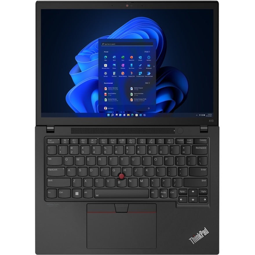 Lenovo ThinkPad X13 Gen 3 21BN000QUS 13.3" Touchscreen Notebook - WUXGA - 1920 x 1200 - Intel Core i7 12th Gen i7-1260P Dodeca-core (12 Core) - 16 GB Total RAM - 512 GB SSD - Thunder Black 21BN000QUS