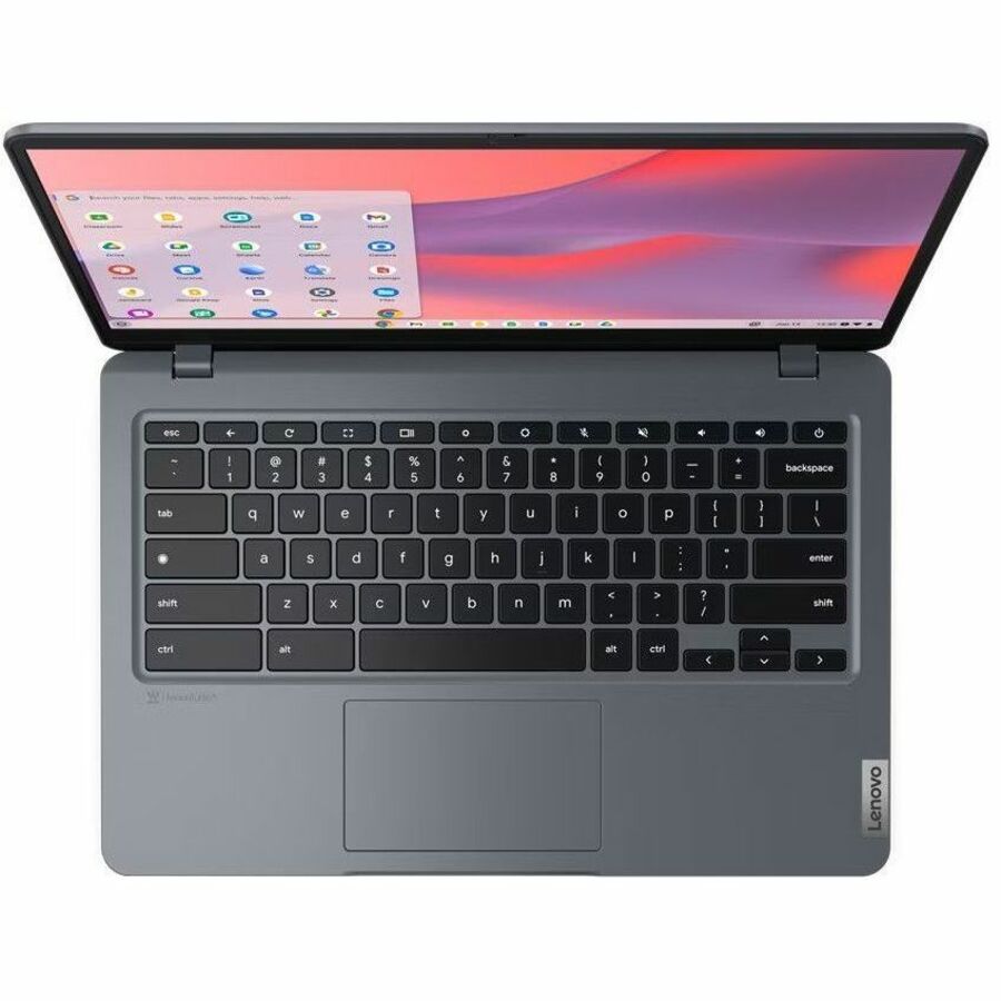 Lenovo 14e Chromebook Gen 3 82W60001CF 14" Touchscreen Chromebook - Full HD - 1920 x 1080 - Intel N200 Quad-core (4 Core) - 8 GB Total RAM - 8 GB On-board Memory - 128 GB Flash Memory - Storm Gray 82W60001CF