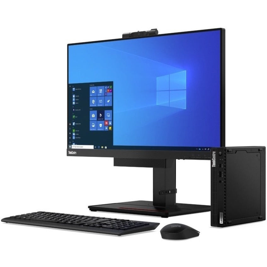 Ordinateur de bureau Lenovo ThinkCentre M75q Gen 2 11JN0093CA - AMD Ryzen 7 PRO 5750GE Octa-core (8 cœurs) 3,20 GHz - 16 Go de RAM DDR4 SDRAM - 512 Go M.2 PCI Express NVMe SSD - Minuscule - Noir 11JN0093CA