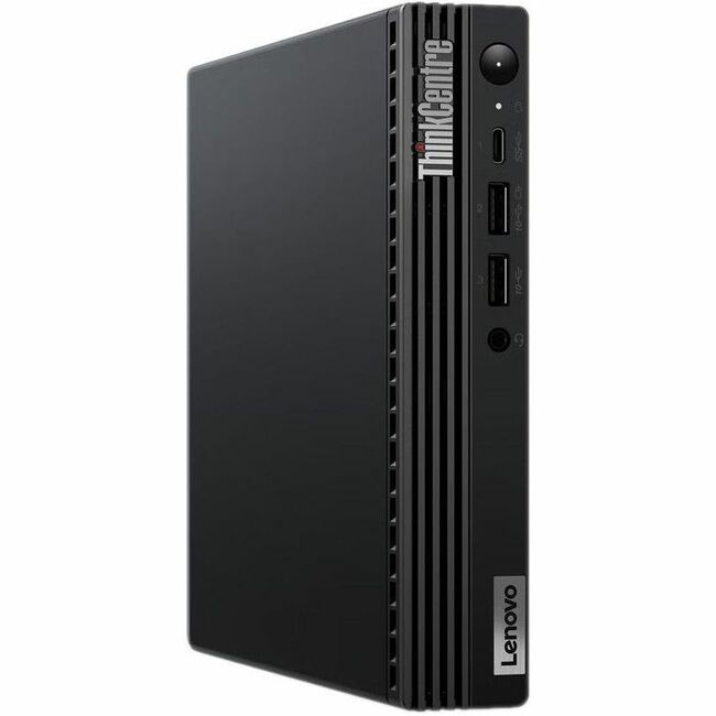 Lenovo ThinkCentre M70q Gen 4 12E3004YUS Desktop Computer - Intel Core i5 13th Gen i5-13400T Deca-core (10 Core) 1.30 GHz - 16 GB RAM DDR4 SDRAM - 512 GB M.2 PCI Express NVMe 4.0 x4 SSD - Tiny - Black 12E3004YUS