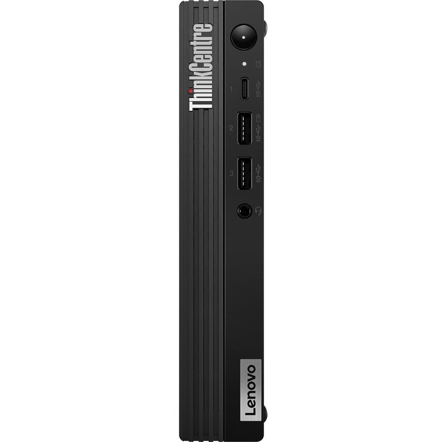 Lenovo ThinkCentre M90q Gen 3 11U50069CA Desktop Computer - Intel Core i5 12th Gen i5-12500 Hexa-core (6 Core) 3 GHz - 16 GB RAM DDR5 SDRAM - 256 GB M.2 PCI Express NVMe 4.0 x4 SSD - Tiny - Black 11U50069CA