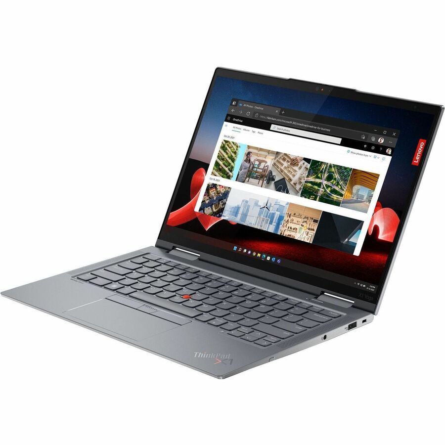 Lenovo ThinkPad X1 Yoga Gen 8 21HQ0076US 14" Touchscreen 2 in 1 Notebook - WQUXGA - 3840 x 2400 - Intel Core i7 13th Gen i7-1365U Deca-core (10 Core) - Intel Evo Platform - 16 GB Total RAM - 16 GB On-board Memory - 512 GB SSD - Storm Gray 21HQ0076US