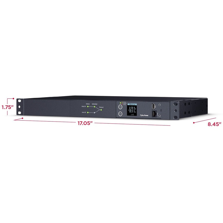 CyberPower Switched ATS PDU PDU24001 10-Outlets PDU PDU24001