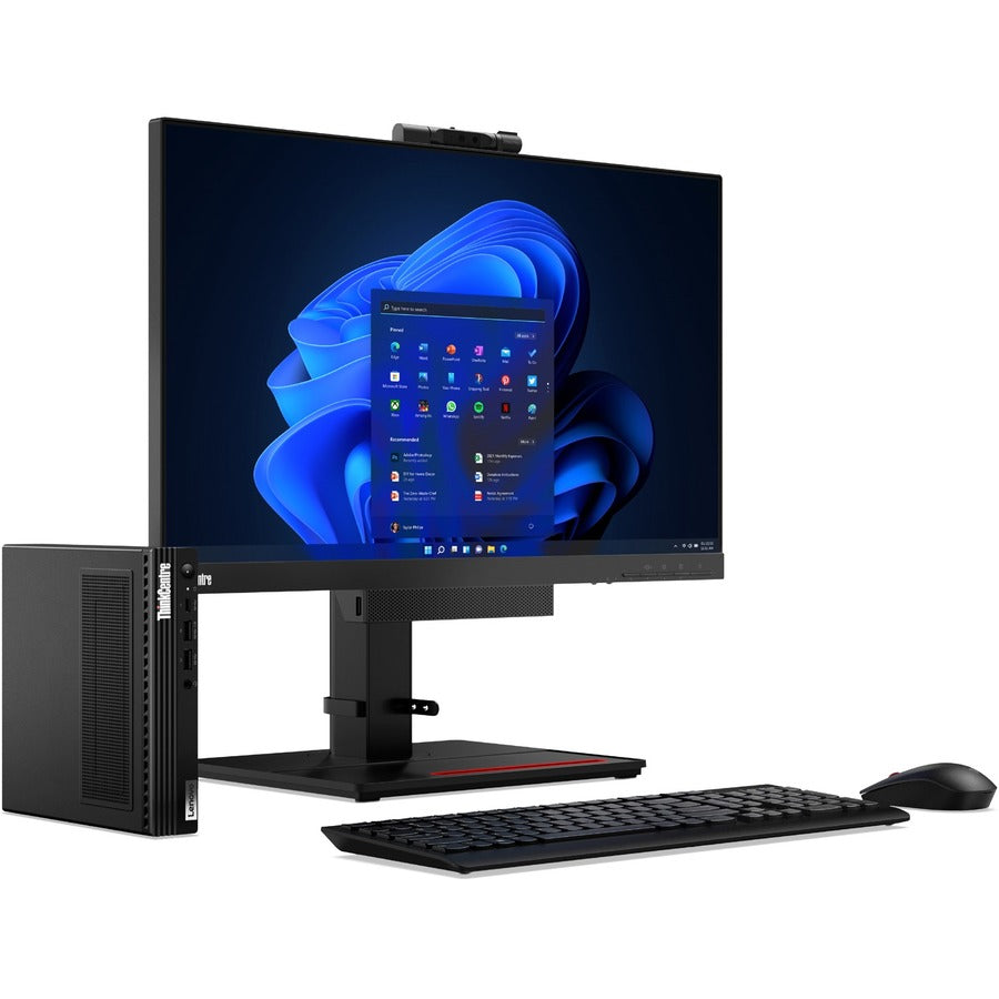 Ordinateur de bureau Lenovo ThinkCentre M90q Gen 3 11U5002AUS - Intel Core i7 12e génération i7-12700T 1,40 GHz - 16 Go de RAM - 512 Go M.2 PCI Express NVMe SSD 11U5002AUS