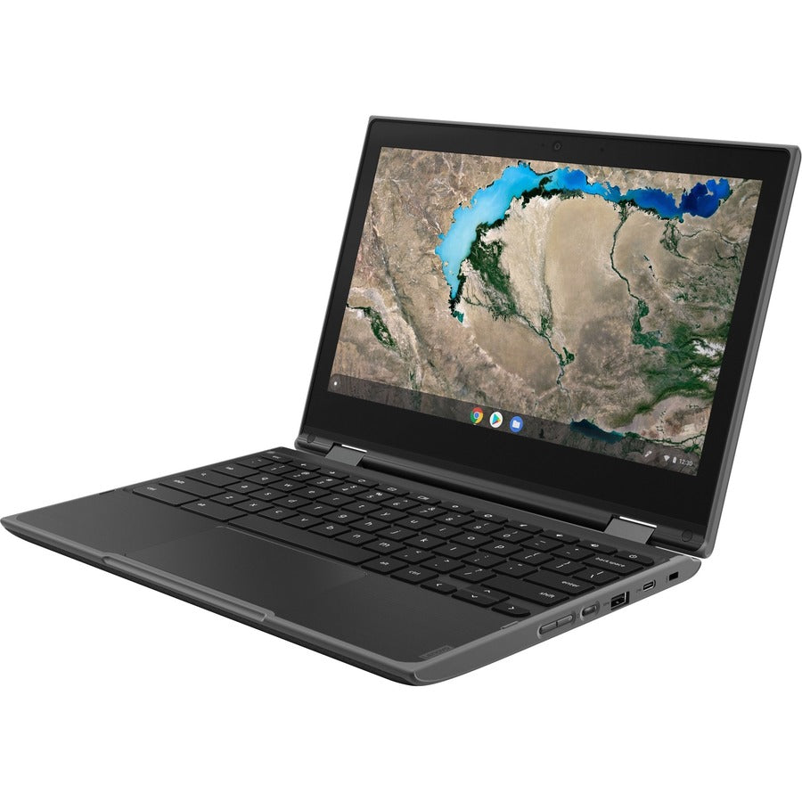 Lenovo 300e Chromebook 2nd Gen 81MB000UUS 11.6" Touchscreen Chromebook - 1366 x 768 - Intel Celeron N4100 Quad-core (4 Core) 1.10 GHz - 4 GB Total RAM - 32 GB Flash Memory - Black 81MB000UUS