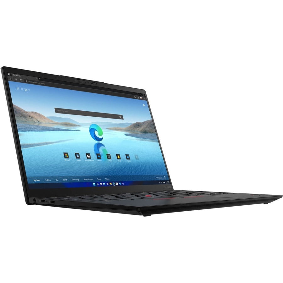 Ordinateur portable Lenovo ThinkPad X1 Nano Gen 2 21E80032US 13" - 2K - 2160 x 1350 - Intel Core i7 12e génération i7-1260P Dodeca-core (12 Core) - 16 Go de RAM totale - 16 Go de mémoire intégrée - 512 Go SSD - Noir Peinture 21E80032US