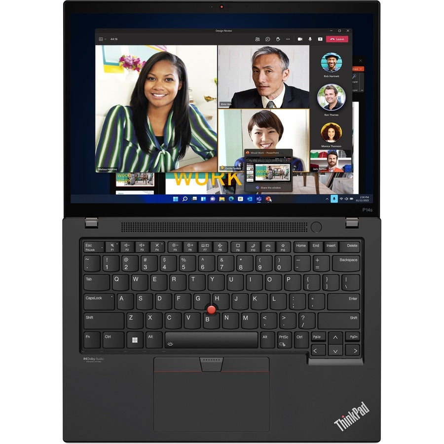 Lenovo ThinkPad P14s Gen 3 21AK0029CA 14" Touchscreen Mobile Workstation - WQUXGA - 3840 x 2400 - Intel Core i7 12th Gen i7-1280P Tetradeca-core (14 Core) - 32 GB Total RAM - 16 GB On-board Memory - 1 TB SSD - Black 21AK0029CA