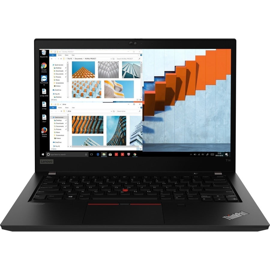 Lenovo ThinkPad T14 Gen 2 20XK005PUS 14" Notebook - Full HD - 1920 x 1080 - AMD Ryzen 5 PRO 5650U Hexa-core (6 Core) 2.30 GHz - 8 GB Total RAM - 256 GB SSD - Black 20XK005PUS