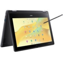 Acer Chromebook Spin 511 R756TN R756TN-C1Z9 Écran tactile 11,6" convertible 2 en 1 Chromebook - HD - 1366 x 768 - Intel N100 Quad-core (4 Core) - 4 Go de RAM totale - 32 Go SSD - 32 Go de mémoire Flash - Noir NX. KEDAA.003