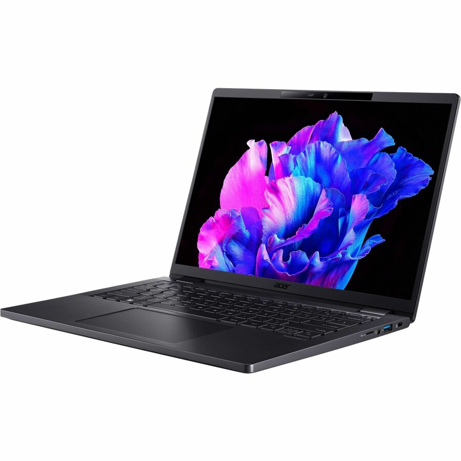 Ordinateur portable à écran tactile Acer TravelMate P6 14 P614-53T TMP614-53T-715K - WUXGA - 1920 x 1200 - Intel Core i7 13e génération i7-1355U Deca-core (10 Core) 1,70 GHz - 16 Go de RAM totale - 512 Go SSD - Noir NX.B3BAA.001