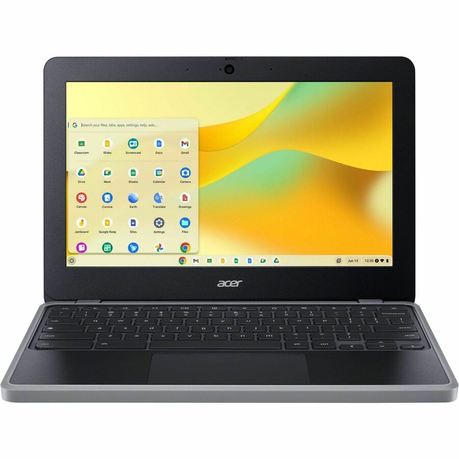 Acer Chromebook 311 C723 C723-K22H 11.6" Chromebook - HD - 1366 x 768 - Octa-core (ARM Cortex A76 Dual-core (2 Core) 2.20 GHz + Cortex A55 Hexa-core (6 Core) 2 GHz) - 4 GB Total RAM - 32 GB Flash Memory - Shale Black NX.KKBAA.001