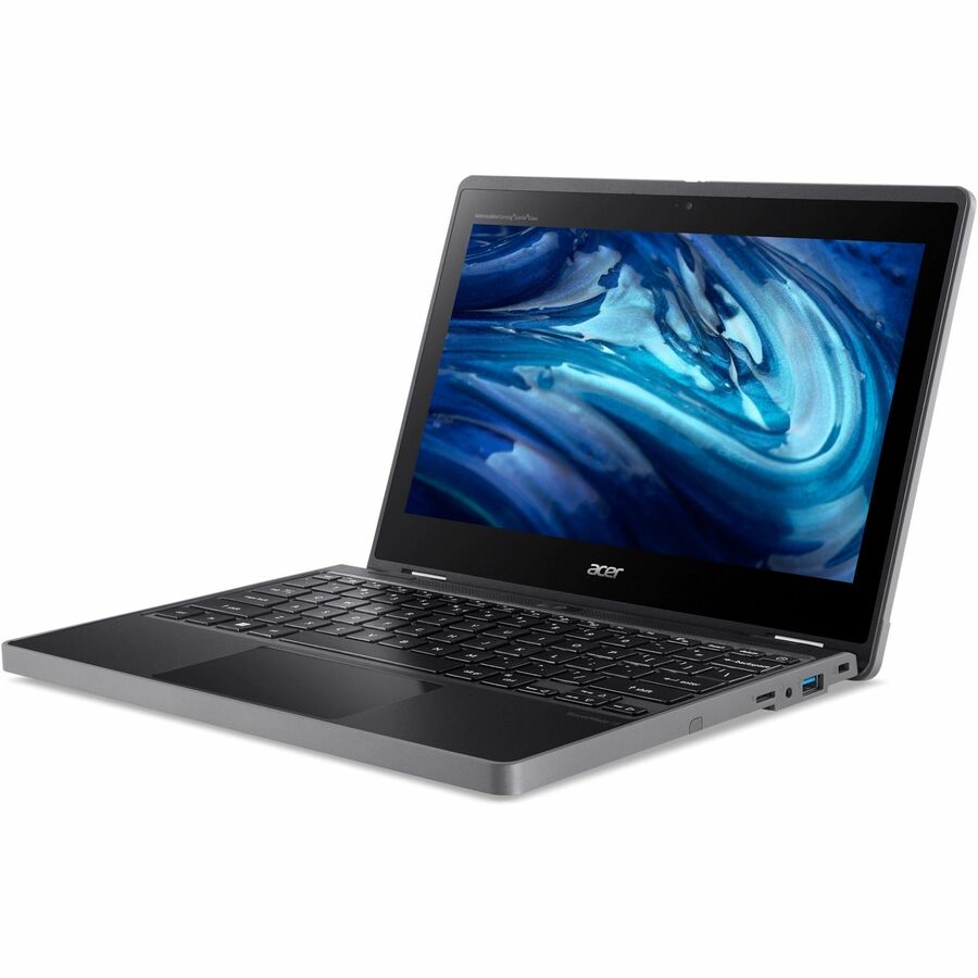 Acer TravelMate Spin B3 B311R-33 TMB311R-33-C872 11.6" Touchscreen Convertible 2 in 1 Notebook - WXGA - 1366 x 768 - Intel N100 Quad-core (4 Core) - 8 GB Total RAM - 128 GB SSD - Black NX.VYNAA.001