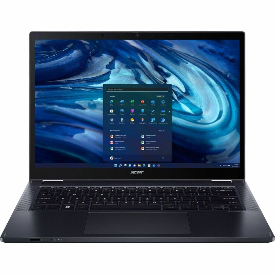 Acer TravelMate Spin P4 P414RN-52 TMP414RN-52-711D 14" Touchscreen Convertible 2 in 1 Notebook - WUXGA - 1920 x 1200 - Intel Core i7 12th Gen i7-1260P Dodeca-core (12 Core) 2.10 GHz - 16 GB Total RAM - 512 GB SSD - Slate Blue NX.VW9AA.002