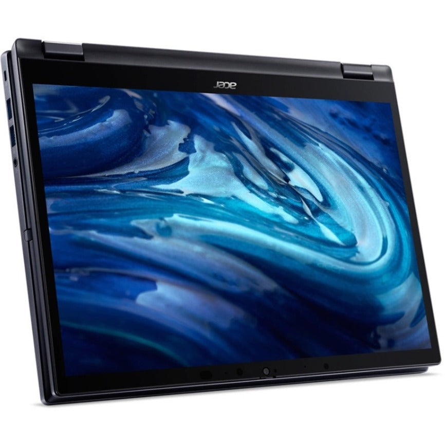 Acer TravelMate Spin P4 P414RN-41 TMP414RN-41-R305 14" Touchscreen Convertible 2 in 1 Notebook - WUXGA - 1920 x 1200 - AMD Ryzen 7 PRO 6850U Octa-core (8 Core) 2.70 GHz - 16 GB Total RAM - 512 GB SSD - Slate Blue NX.VUTAA.001