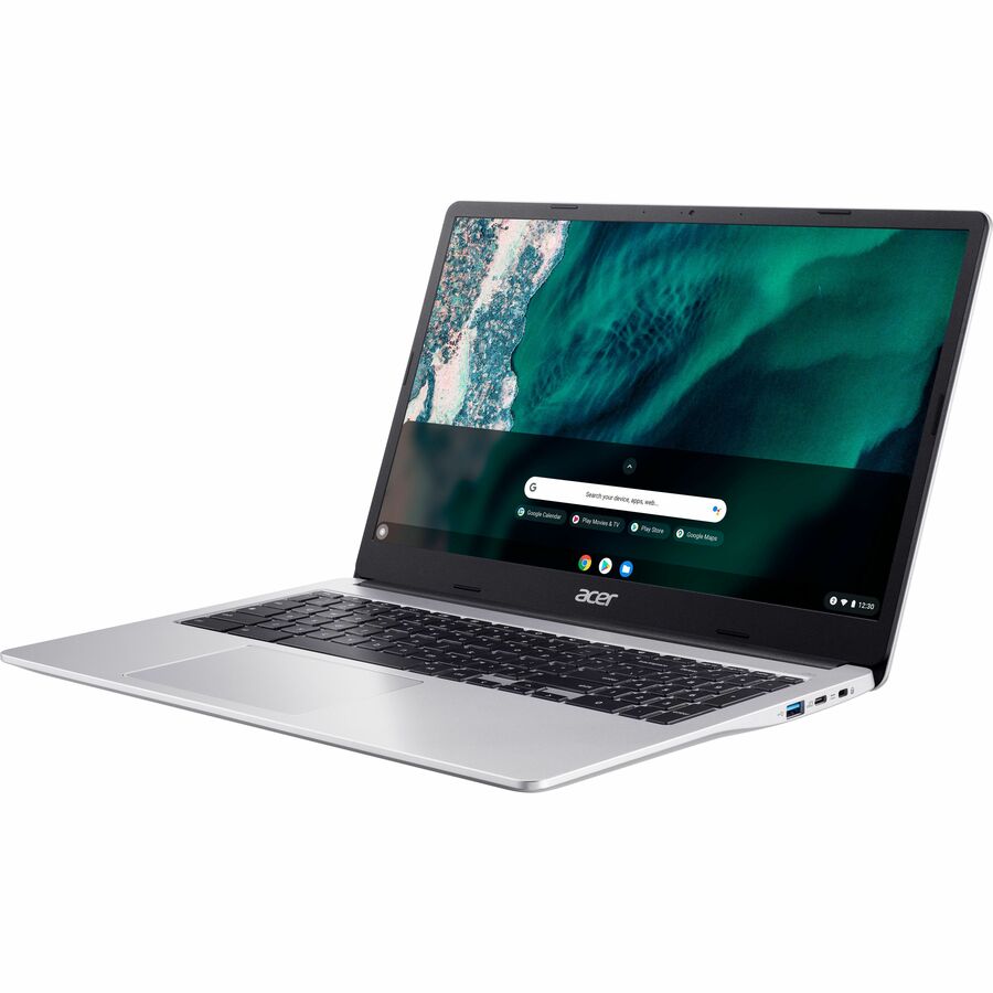 Acer Chromebook 315 CB315-4HT CB315-4HT-C72W 15.6" Touchscreen Chromebook - Full HD - 1920 x 1080 - Intel Celeron N5100 Quad-core (4 Core) 1.10 GHz - 4 GB Total RAM - 32 GB Flash Memory - Pure Silver NX.AZ1AA.002