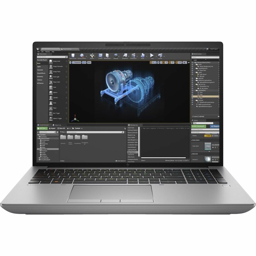 HP ZBook Fury G10 16" Mobile Workstation - WUXGA - 1920 x 1200 - Intel Core i7 13th Gen i7-13700HX Hexadeca-core (16 Core) 2.10 GHz - 16 GB Total RAM - 512 GB SSD 878K1UT#ABA