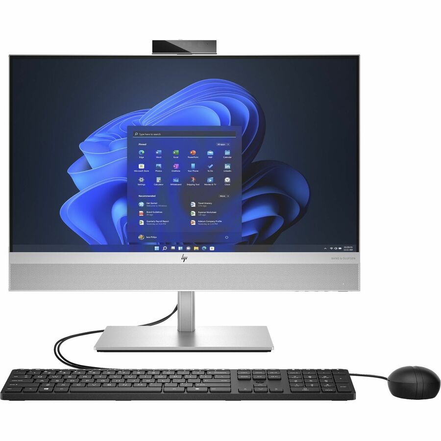 HP EliteOne 840 G9 All-in-One Computer - Intel Core i5 12th Gen i5-12500 Hexa-core (6 Core) 3 GHz - 8 GB RAM DDR5 SDRAM - 256 GB M.2 PCI Express NVMe SSD - 23.8" Full HD 1920 x 1080 Touchscreen Display - Desktop 83R38UT#ABA