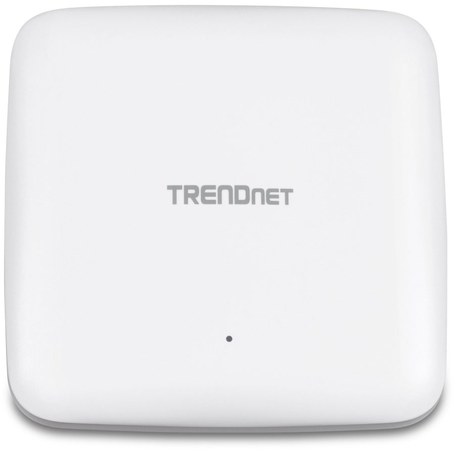 TRENDnet AX1800 Point d'accès WiFi 6 PoE+ double bande, 1201 Mbps WiFi AX + 576 Mbps WiFi N, MU-MIMO, OFDMA, 1024 QAM, WDS, pont client, pont WDS, AP, station WDS, blanc, TEW-921DAP TEW-921DAP