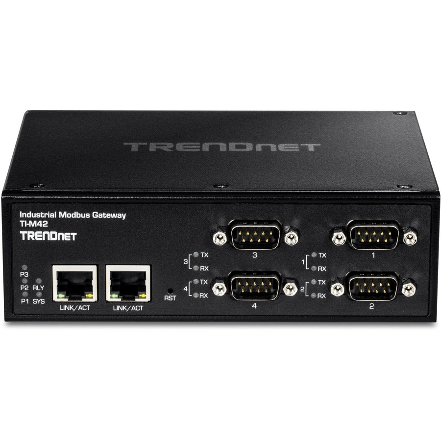 TRENDnet 4-Port Industrial Modbus Gateway TI-M42