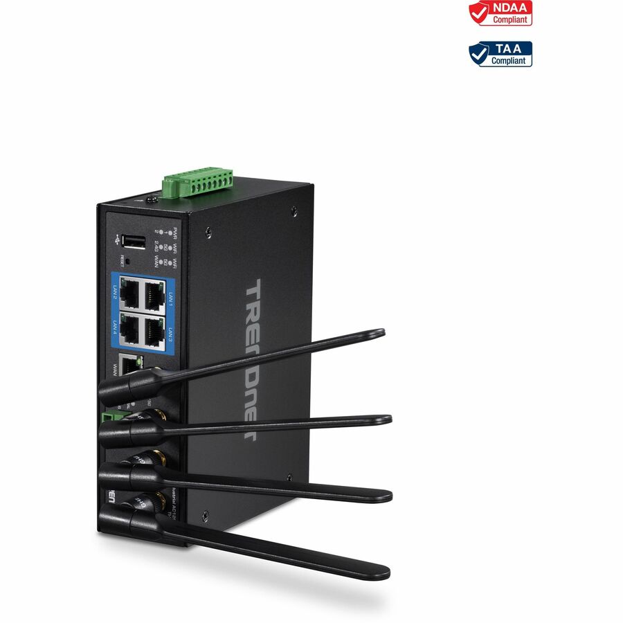 Routeur sans fil Ethernet TRENDnet TI-W100 IEEE 802.11ac - Conforme TAA TI-W100