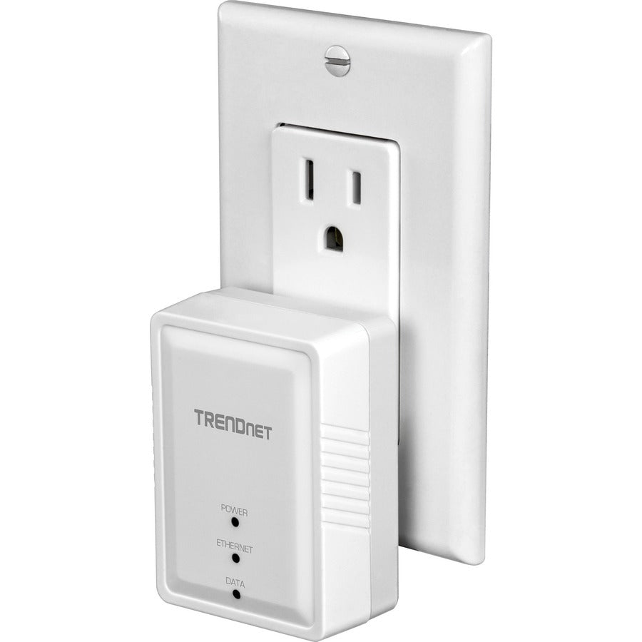 TRENDnet Powerline 500 AV Nano Adapter; TPL-406E; Includes 1 x TPL-406E Adapter; Cross Compatible with Powerline 600/500/200;Windows 10; 8.1; 8; 7; Vista; XP; Ethernet Port; Plug & Play Install TPL-406E