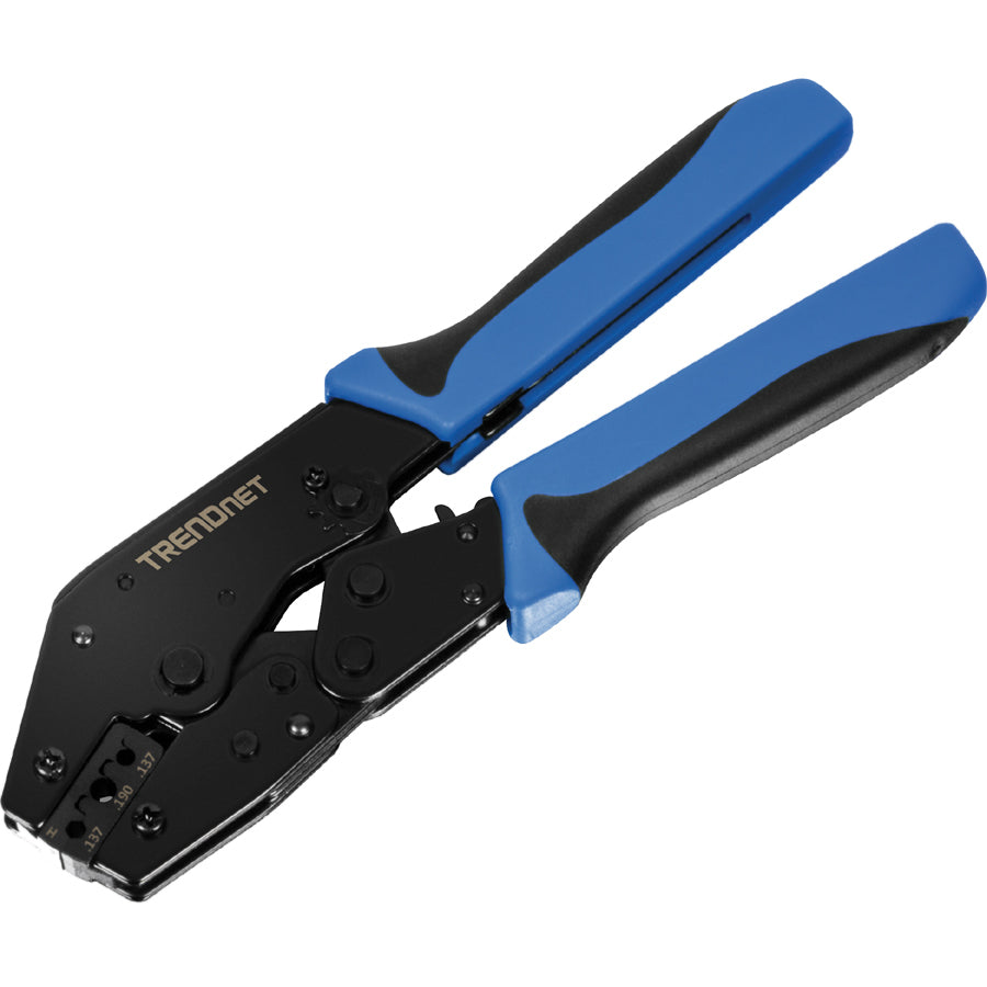 TRENDnet Fiber Ratchet Crimp Tool, Designed for Crimping SC & ST Fiber Cables, Heavy Duty Carbon Steel, TC-FCT TC-FCT