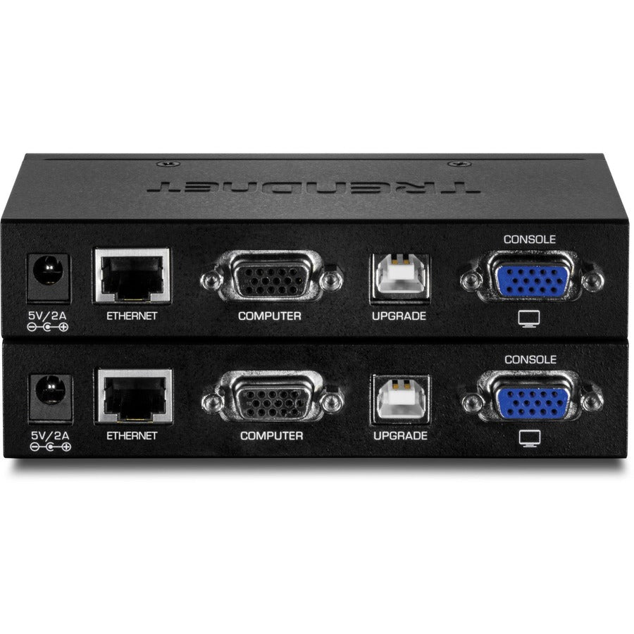 Kit d'extension KVM TRENDnet, extension des commandes clavier/vidéo/souris, jusqu'à 100 mètres (328 pieds), touches de raccourci, émetteur, récepteur, PS/2, VGA, TK-EX4 TK-EX4