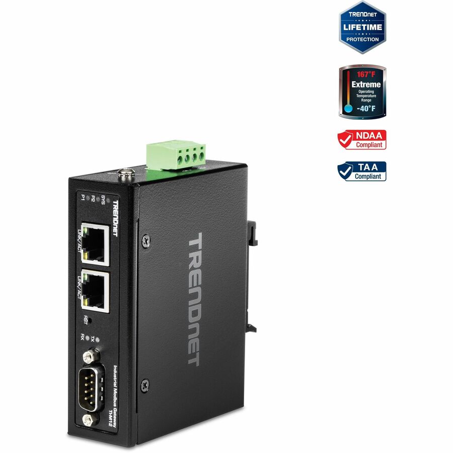 TRENDnet Industrial Modbus Gateway TI-M12