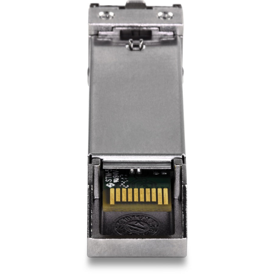 TRENDnet SFP Multi-Mode LC Module, Up To 550m (1800 Ft), Mini-GBIC, Hot Pluggable, IEEE 802.3z Gigabit Ethernet, Supports Up To 1.25 Gbps, Lifetime Protection, Silver, TEG-MGBSX TEG-MGBSX