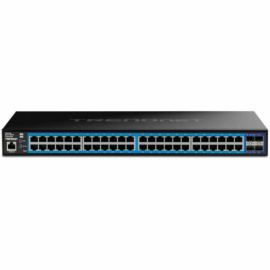 TRENDnet 52-Port Gigabit Web Smart Switch with 10G SFP+ Ports TEG-3524S