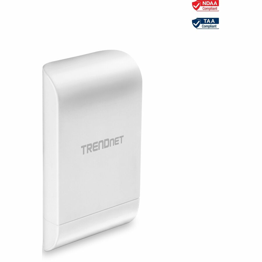 TRENDnet 10dBi Wireless N300 Outdoor PoE Access Point; TEW-740APBO; Point-to-Point (2.4 GHz); Multiple SSID; AP; WDS; Client Bridge; WISP; IPX6 Rated Housing; Built-in 10 dBi Directional Antenna TEW-740APBO