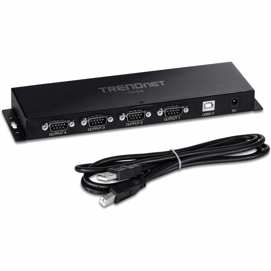 TRENDnet 4-Port USB to Serial RS232 Hub TU-S4