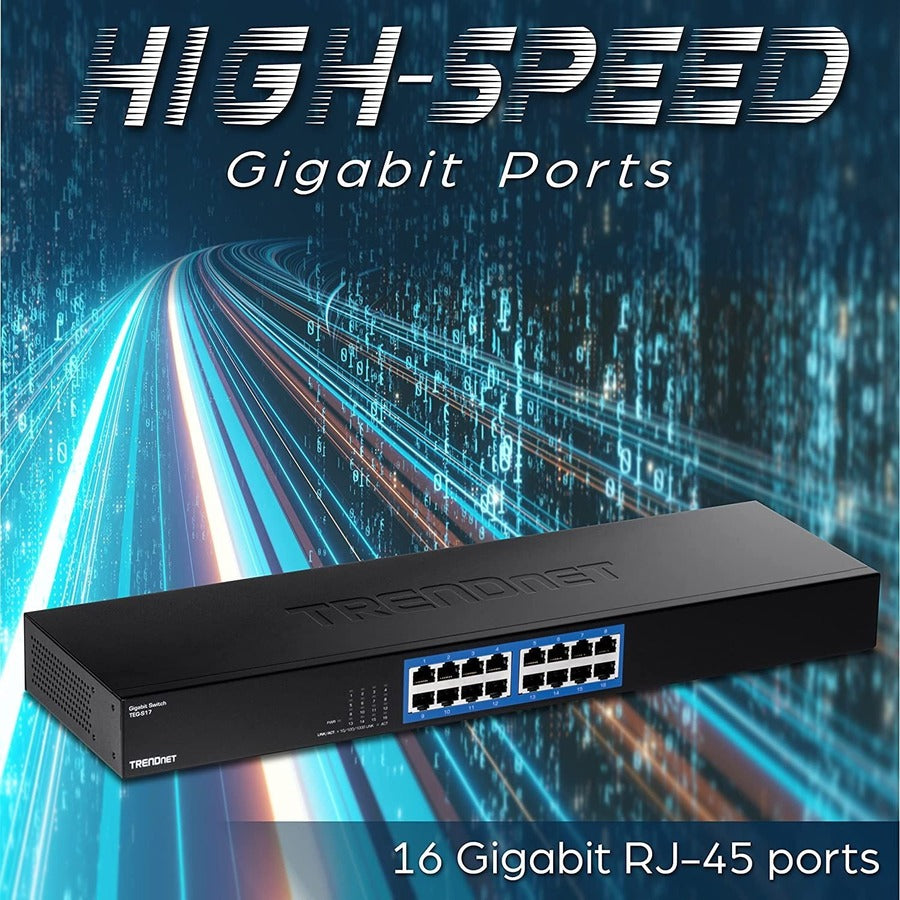 Commutateur Gigabit TRENDnet 16 ports TEG-S17