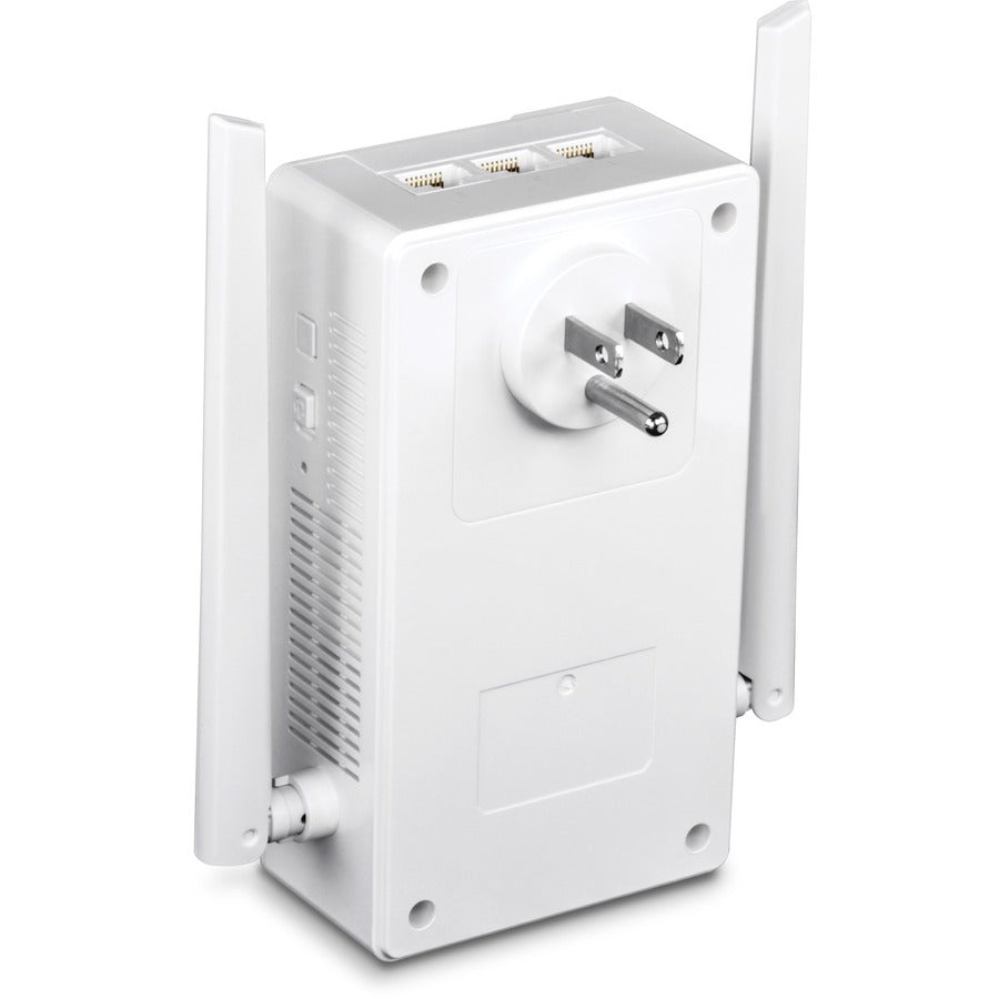 TRENDnet Wi-Fi Everywhere Powerline 1200 AV2 AC1200 Wireless Access Point, Expand Your Wireless Coverage, Built-in Concurrent Dual-Band, 3 x Gigabit Ports, MIMO, Beamforming, White, TPL-430AP TPL-430AP