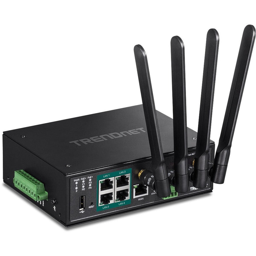 TRENDnet TI-WP100 Wi-Fi 5 IEEE 802.11ac Ethernet Wireless Router - TAA Compliant TI-WP100