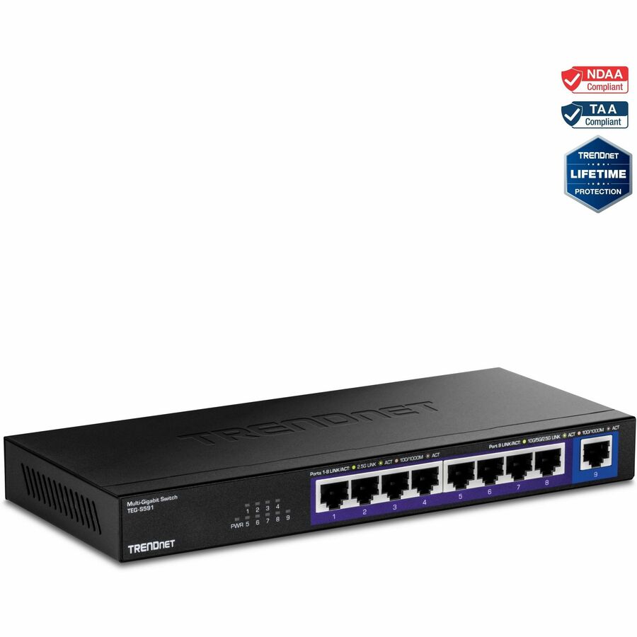 TRENDnet 9-Port Multi-Gig Switch TEG-S591