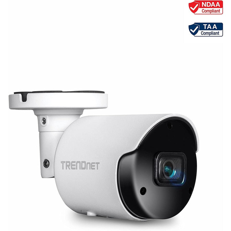 TRENDnet TV-IP1514PI 5 Megapixel Indoor/Outdoor Network Camera - Color - Bullet - White - TAA Compliant TV-IP1514PI